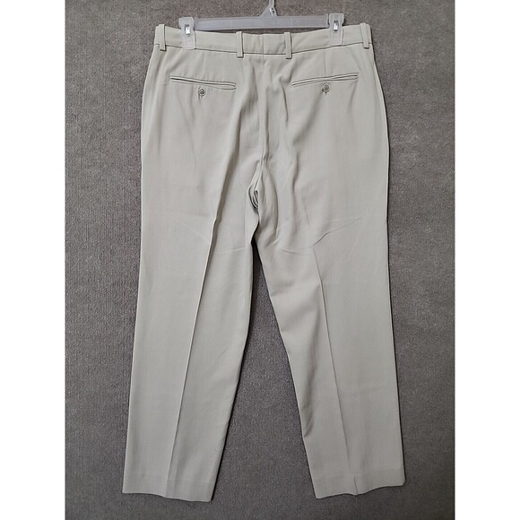 Tommy Bahama Pants Mens 35x32 Beige Silk Cotton Vacation Beach - Picture 4 of 9